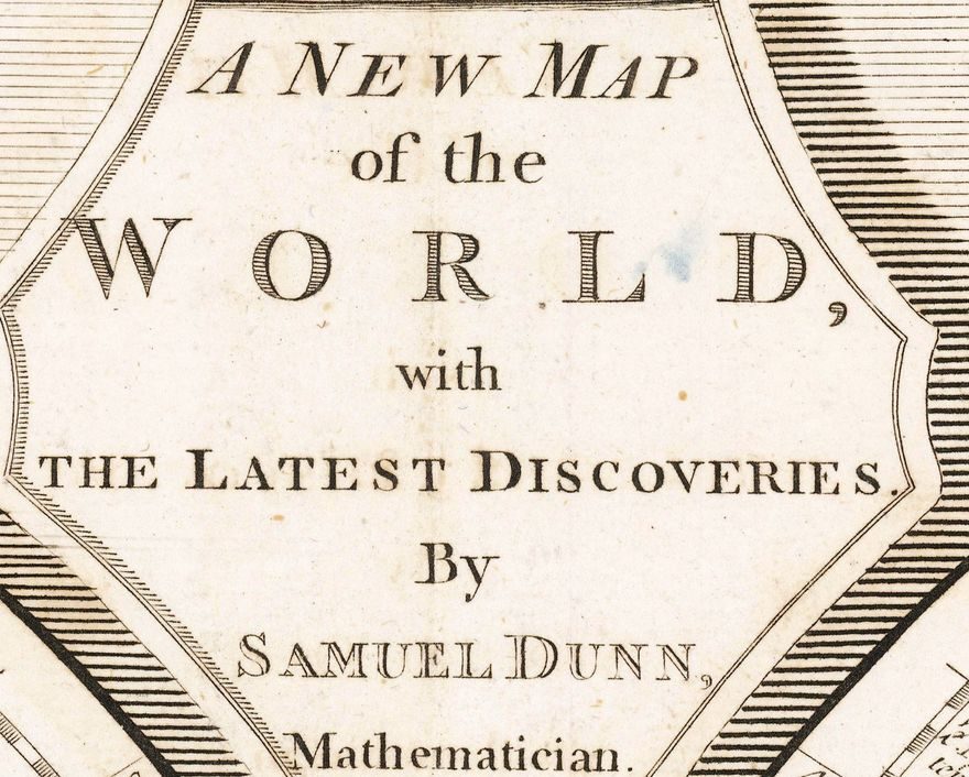 Engraved title cartouche, Dunn 1794