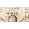 Antique World Map 1800 — Wallis, A New Map of the World — detail 1: title