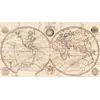 Antique World Map 1800 — Wallis, A New Map of the World