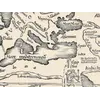Stara mapa świata 1541 — Fries, Tabula Noua Totius Orbis — detal 3
