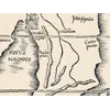 Stara mapa świata 1541 — Fries, Tabula Noua Totius Orbis — detal 4