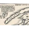 Stara mapa świata 1541 — Fries, Tabula Noua Totius Orbis — detal 5
