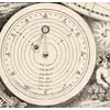 Copernican system diagram on the Seller world map, 1675