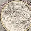 Polar inset on the Seutter world map, 1740
