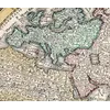 Europe and Africa in period hand colour on the Seutter world map, 1740