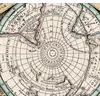 Southern hemisphere inset on the Seutter world map, 1740