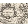 Americae cartouche on the Geylekerck world map, 1618