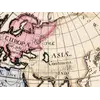 Europe and Asia in hand coloring on the Wells 1700 sheet