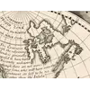 North America and Atlantis on the Wells 1700 sheet