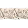 Antique World Map 1810 — Sherwood, Neely and Jones — before and after restoration