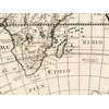 Africa and the Indian Ocean on the Sanson world map, 1651