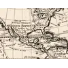 Antique World Map c. 1696 — Sanson, Mappe-monde — detail 3: california coast