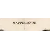 Title banner of the Brion de la Tour 1778 Mappemonde