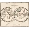 Antique world map of 1778 by Louis Brion de la Tour, Mappemonde