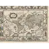 Antique world map c. 1635 — Willem Janszoon Blaeu, Nova totius terrarum orbis, with decorative borders