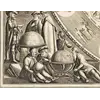 Astronomers at the left of the plate, 1:1 detail