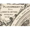 Antique Star Chart 1708 — Planisphaerium Ptolemaicum — detail 1: title cartouche