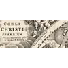 Antique Star Chart 1708 — Coelistellati Christiani — detail 1: title imprint