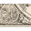 Antique Star Chart 1708 — Coelistellati Christiani — detail 4: polar inset