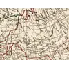 Borders of Europe and Asia in hand colour at 1:1
