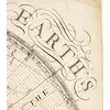Detail at full size: the title The Earth's Western Planisphere in the corner