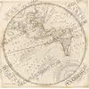 Antique world map 1757 — the earth's western planisphere, published by S. Dunn and W. Owen in London