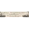Antique Moon Map c. 1702 — Doppelmayr, Tabula Selenographica — detail 1: title banner