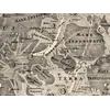 Antique Moon Map c. 1702 — Doppelmayr, Tabula Selenographica — detail 4: lunar craters mare imbrium