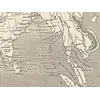 India and Taprobana on the 1818 map of the ancient world