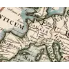 Europe in period hand colour on the 1714 Delisle map