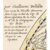 Detail at full size: the dedication naming Delisle