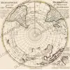 Antique world map c. 1739 — Delisle, Hemisphere Meridional, the southern hemisphere printed by the Ottens brothers