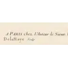 Imprint and royal privilege of 1724 on the Delisle sheet