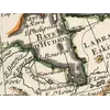 North America in hand coloring on the Delisle 1724 sheet