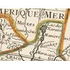South America in hand coloring on the Delisle 1724 sheet