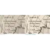 Library scan and restored sheet side by side — Mercator world map, 1564
