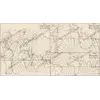 Antique world map c. 1807 — Christopher Hansteen, three magnetic declination charts on one sheet
