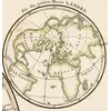 Antique World Map 1816 — Stieler, Planiglob der Antipoden — detail 3: inset groesste masse landes