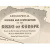 Antique World Map 1848 — Johnston, Zoological Geography — detail 2: europe cartouche