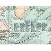 Detail at 1:1 — British Isles with the native medicinal plants named on the sheet