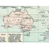 Detail at 1:1 — Australia and New Zealand on Barber's 1870 world map