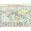 Antique World Map 1870 by George Barber — the pharmaceutical or medico-botanical map of the world, full sheet