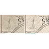 Antique World Map 1709 — Moll, A New and Correct Map — before and after restoration