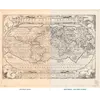 Antique World Map 1579 — Ortelius, Typus Orbis Terrarum — full sheet before and after restoration