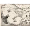 Antique World Map 1579 — Ortelius, Typus Orbis Terrarum — detail 7: cloud crack v0925