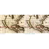 Antique World Map c. 1690 — Visscher, Orbis Terrarum Nova Tabula — before and after restoration