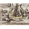 Antique World Map c. 1690 — Visscher, Orbis Terrarum Nova Tabula — detail 2: putti neptune signature