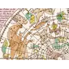Antique World Map c. 1780 — Bowles, New and Accurate Map of the World — detail 6: northern sky hand colour