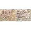 Antique World Map c. 1807 — Arrowsmith, The World — before and after restoration