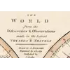Antique World Map c. 1807 — Arrowsmith, The World — detail 1: title